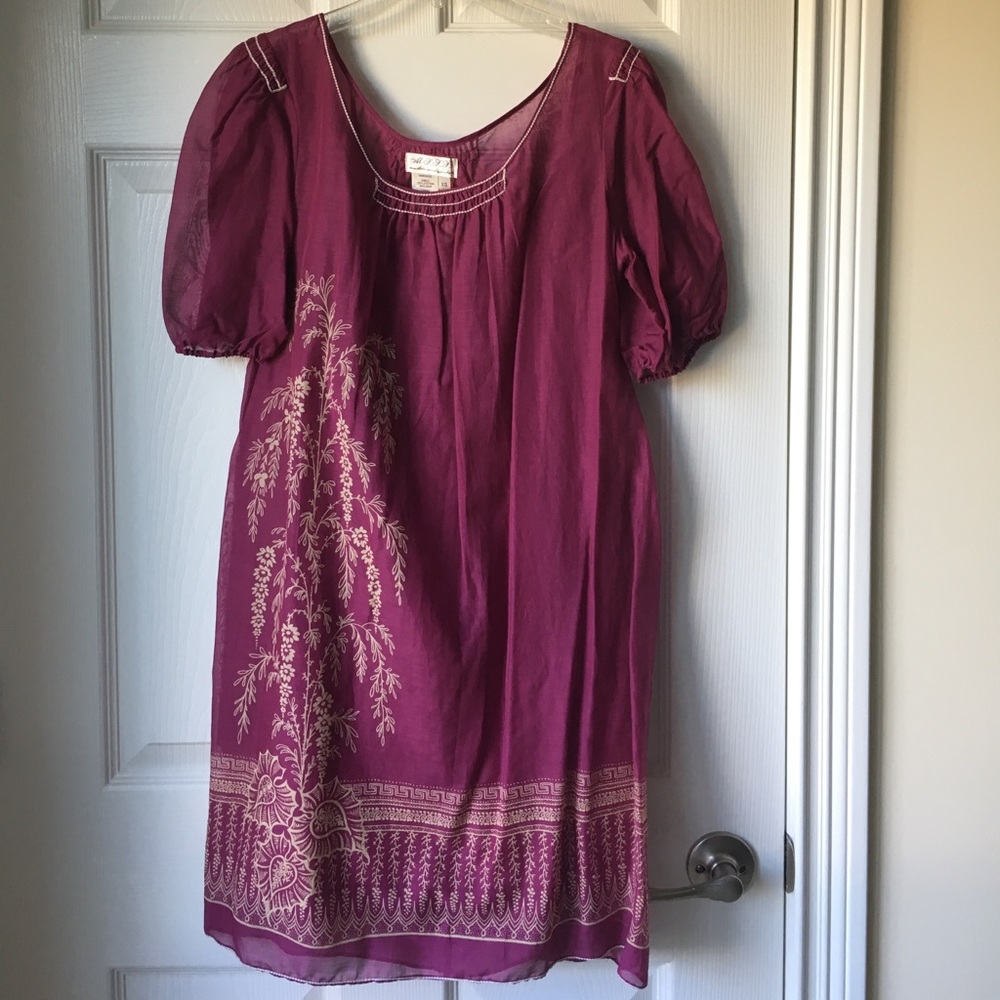 SOFT 2-Pc Satin MSSP Tunic Summer Beach Dress Lightweight XS